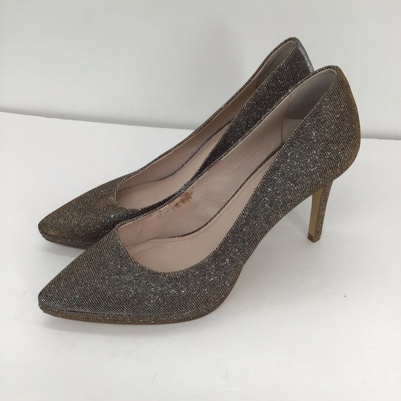 Louise et Cie Shoes - LOUISE Et Cie Women’s Metallic Sparkly Pump Heels Party Gold/Silver Size 8.5